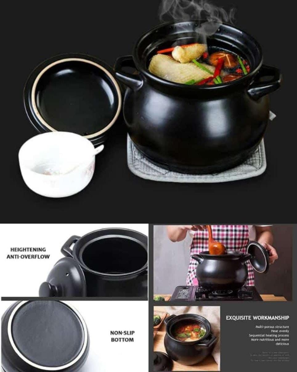 5.3 Ltrs Porcelain Cooking pot